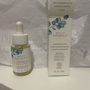 Mary Kay Naturally Nourishing Oil - Cream and Blue